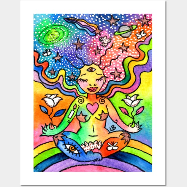 Rainbow Meditation Wall Art by The Pistils
